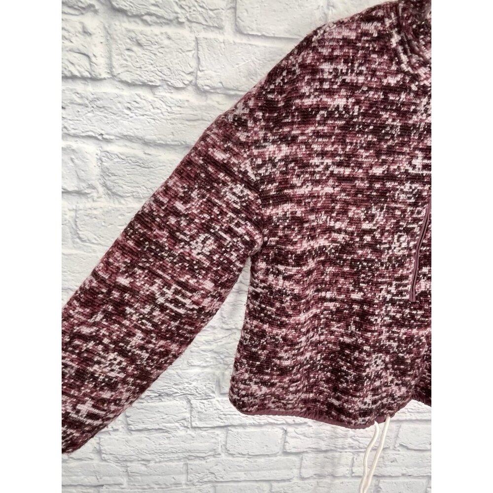 VARLEY Women's Purple Speckled Bailey Half-Zip Pullover Sweater XL - Picture 4 of 5